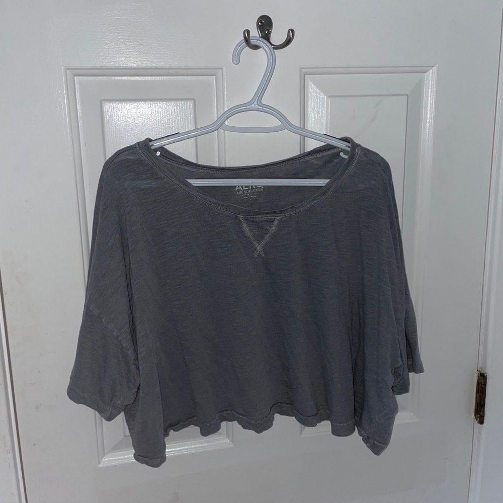 aeropostale crop flowy shirt